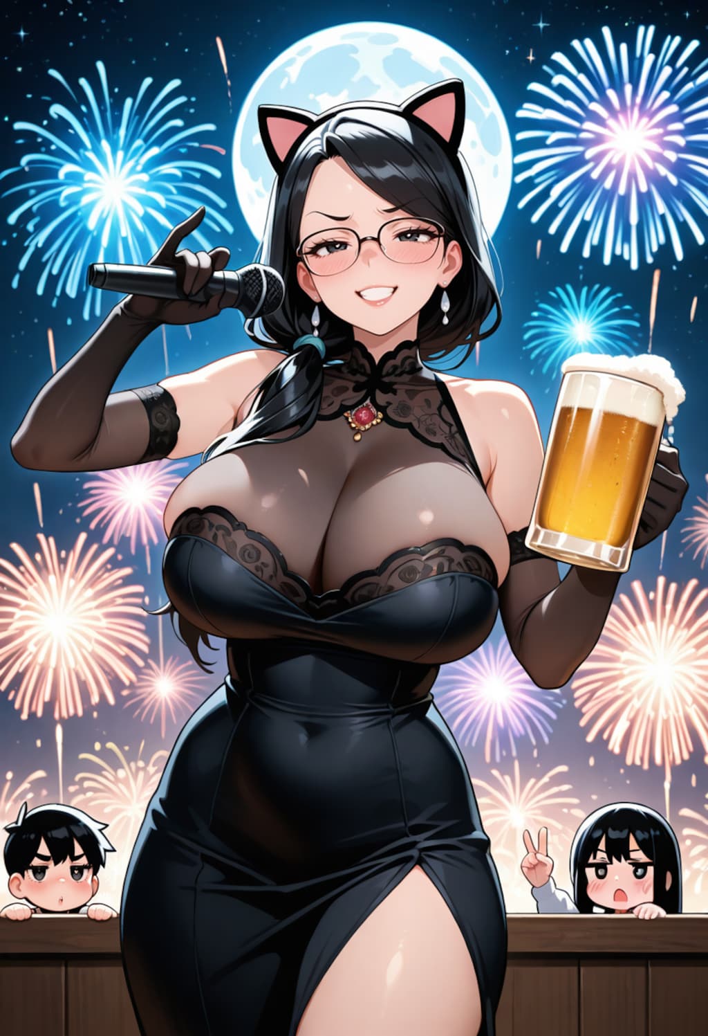 ビールと月夜と猫耳演歌