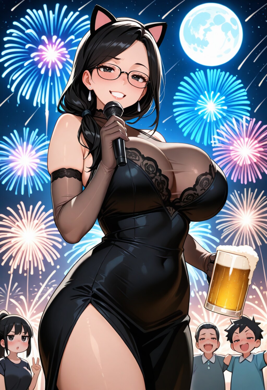 ビールと月夜と猫耳演歌