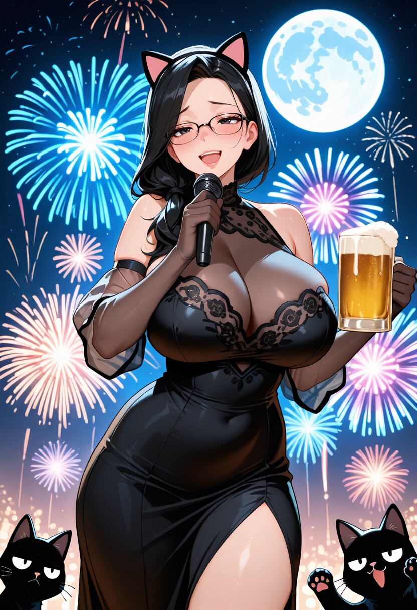 ビールと月夜と猫耳演歌