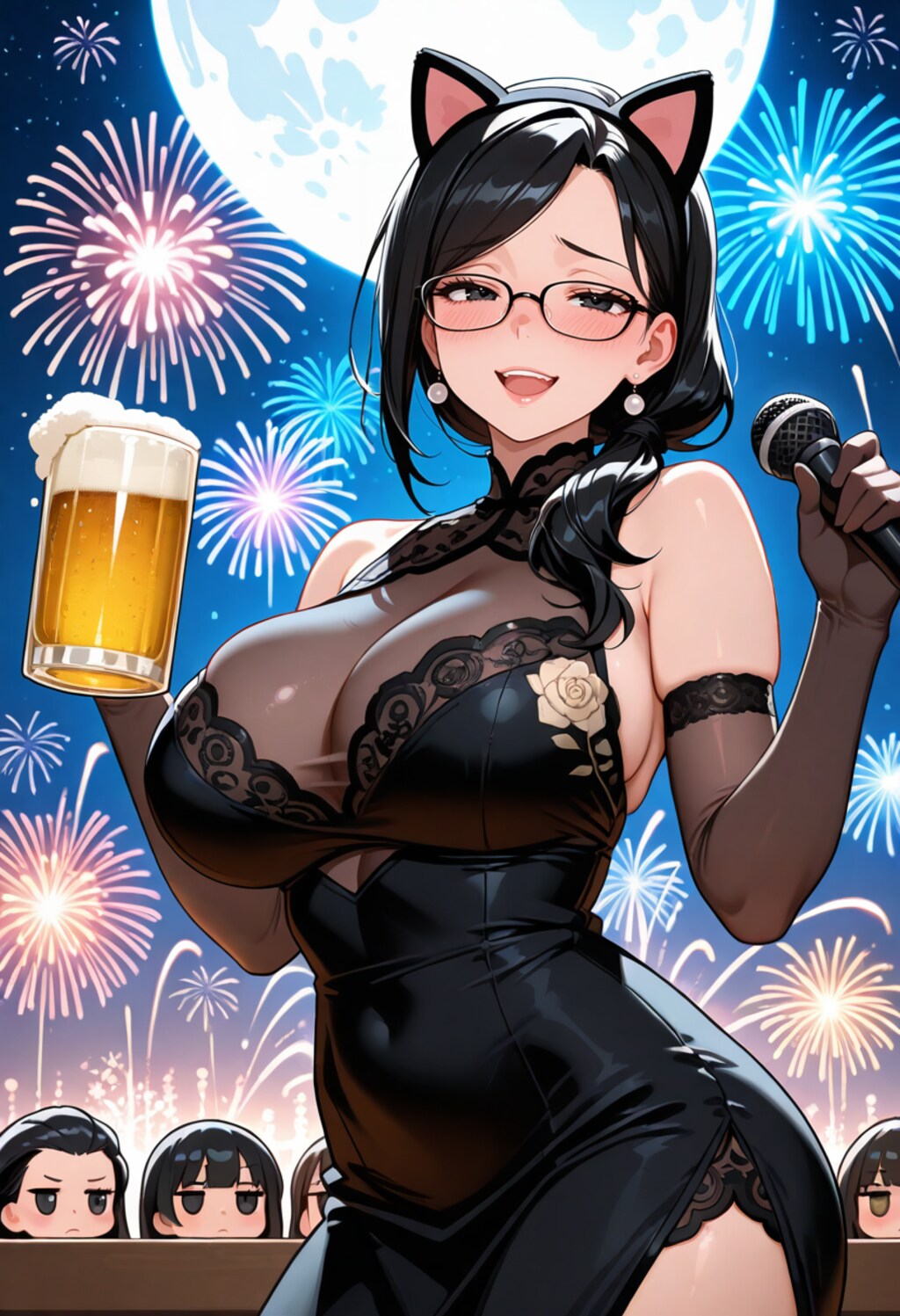 ビールと月夜と猫耳演歌