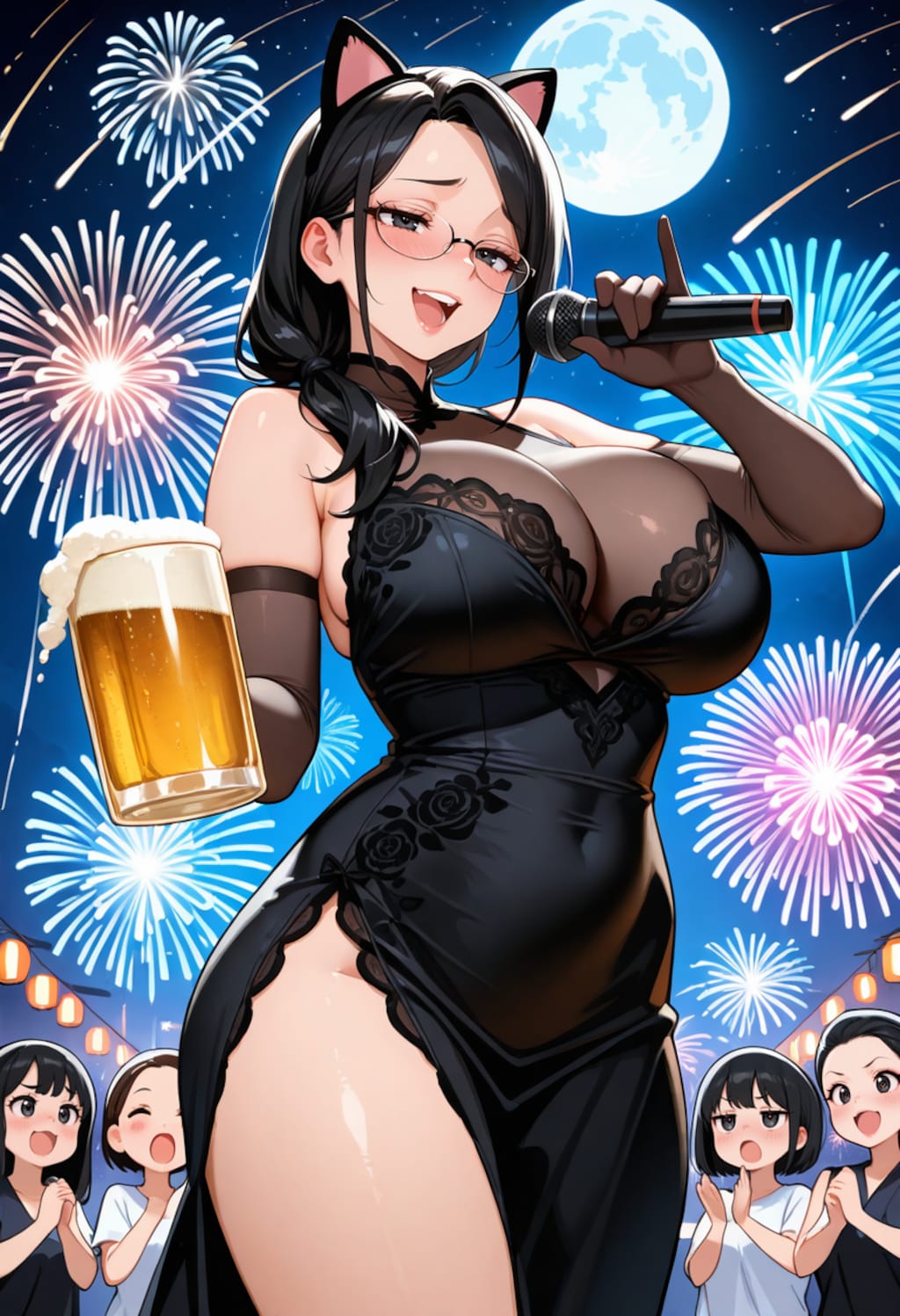 ビールと月夜と猫耳演歌