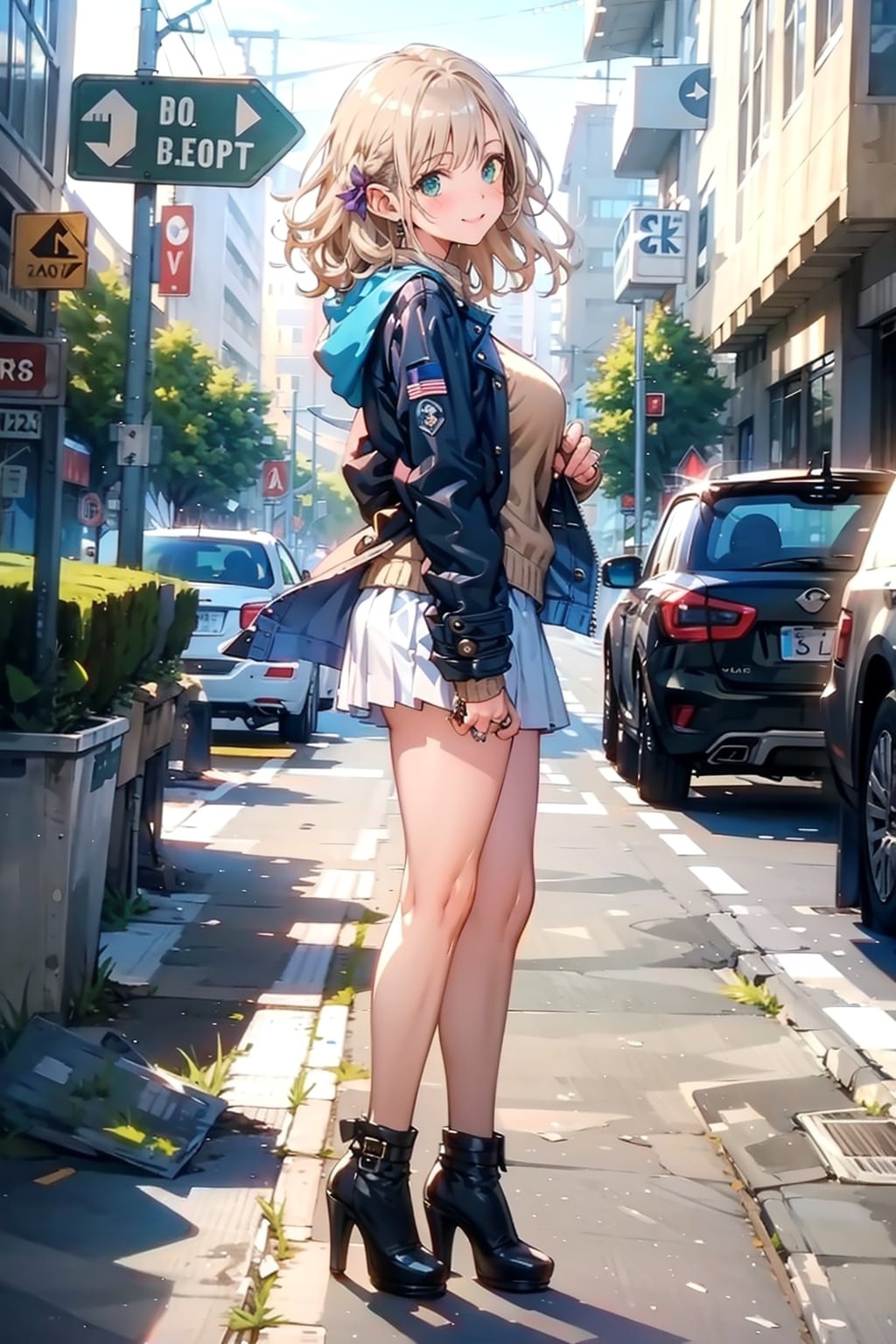 カジュアルな外出着