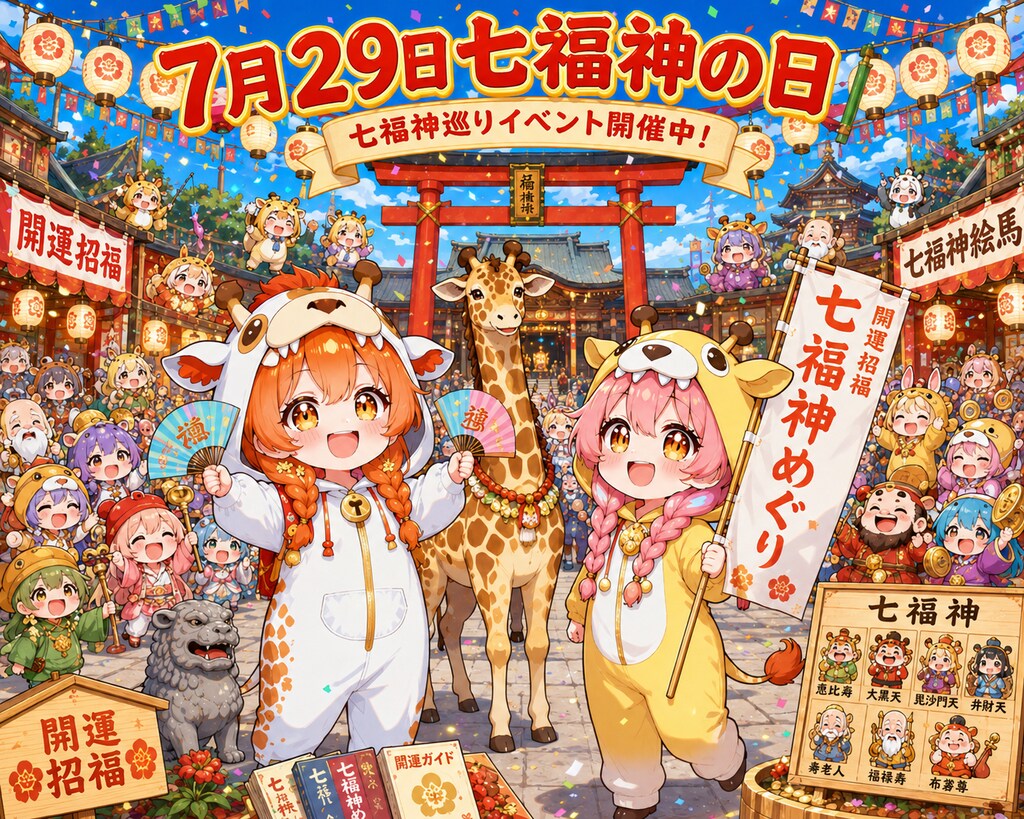 おめでたいキリン着ぐるみちび子ちゃん