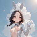 眼鏡っ子_丸出し逆バニー詰め合わせ 3枚目