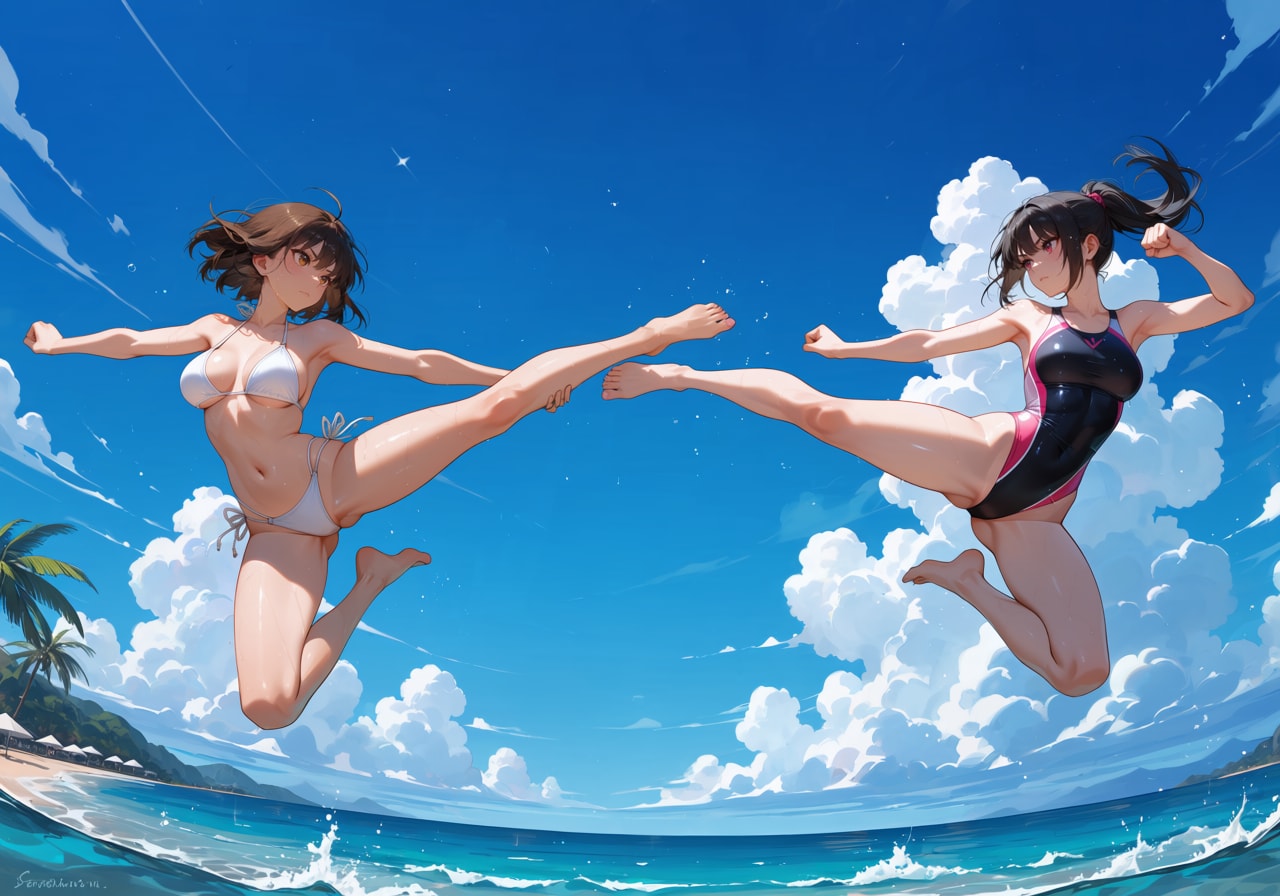ハイレグ＆ローレッグ