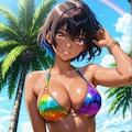 褐色ビキニギャル72 6枚目