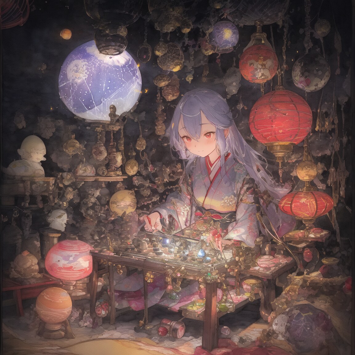 細工師の少女