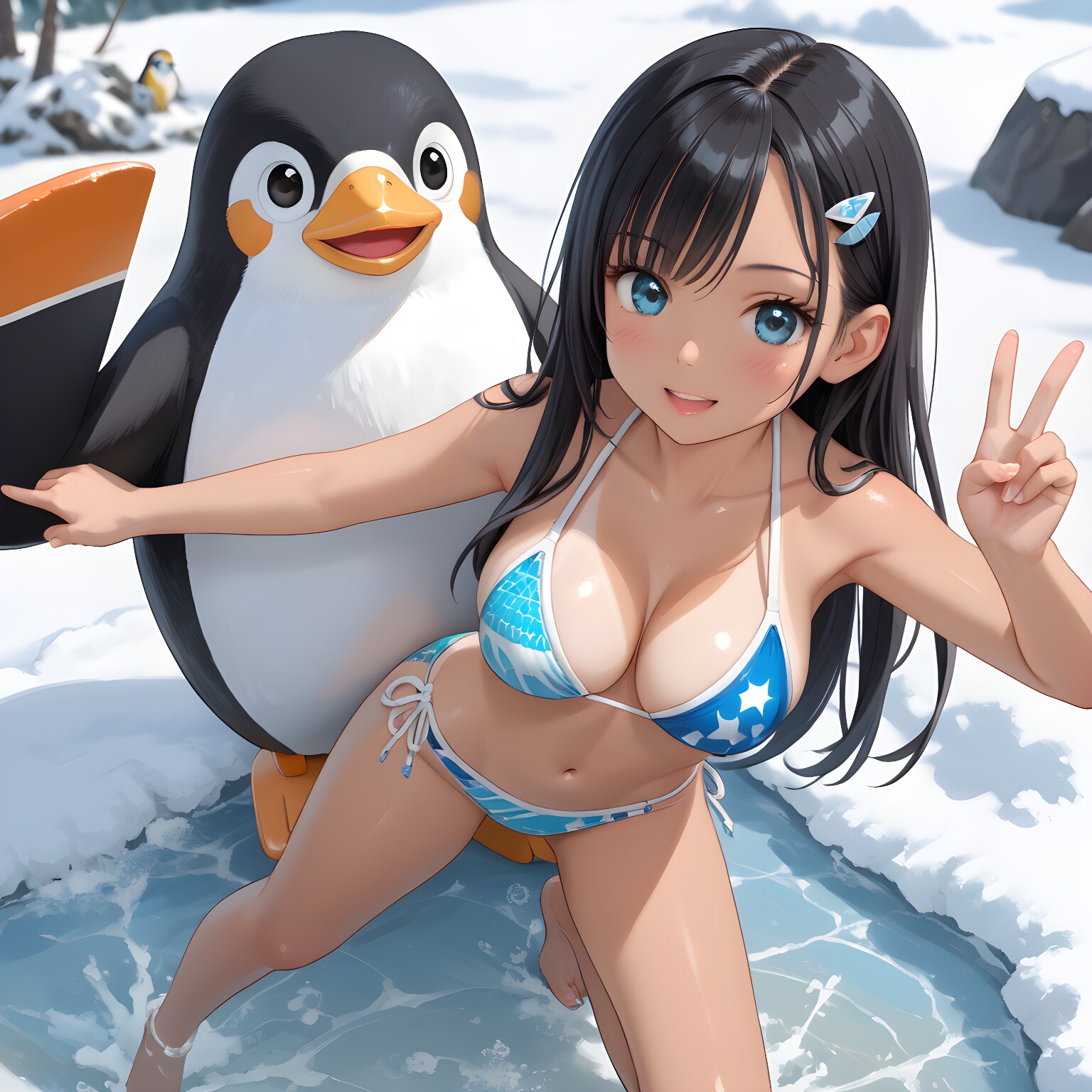 ペンギンのいる世界【冬水着R１５】