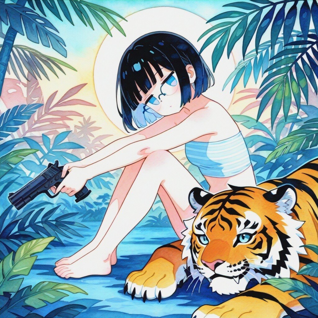 虎⁉️ | の人気AIイラスト・グラビア