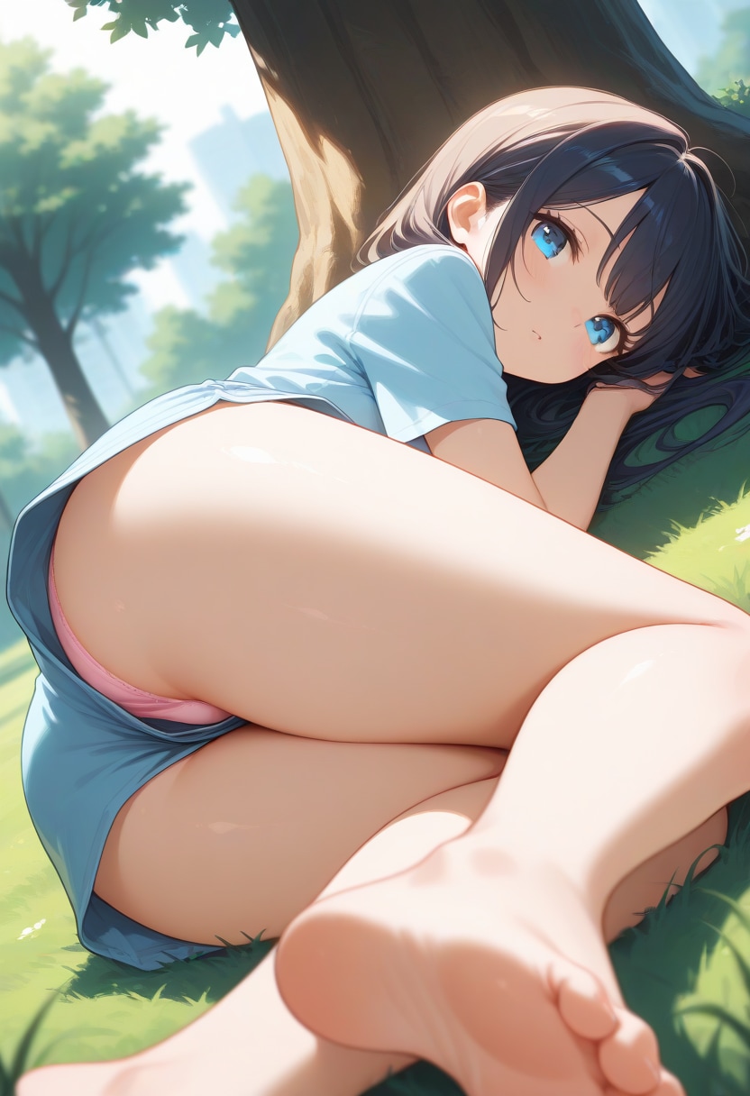 芝生でごろ寝(R-15)(3)