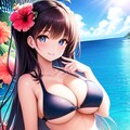 ハイビスカスと南国娘 6枚目