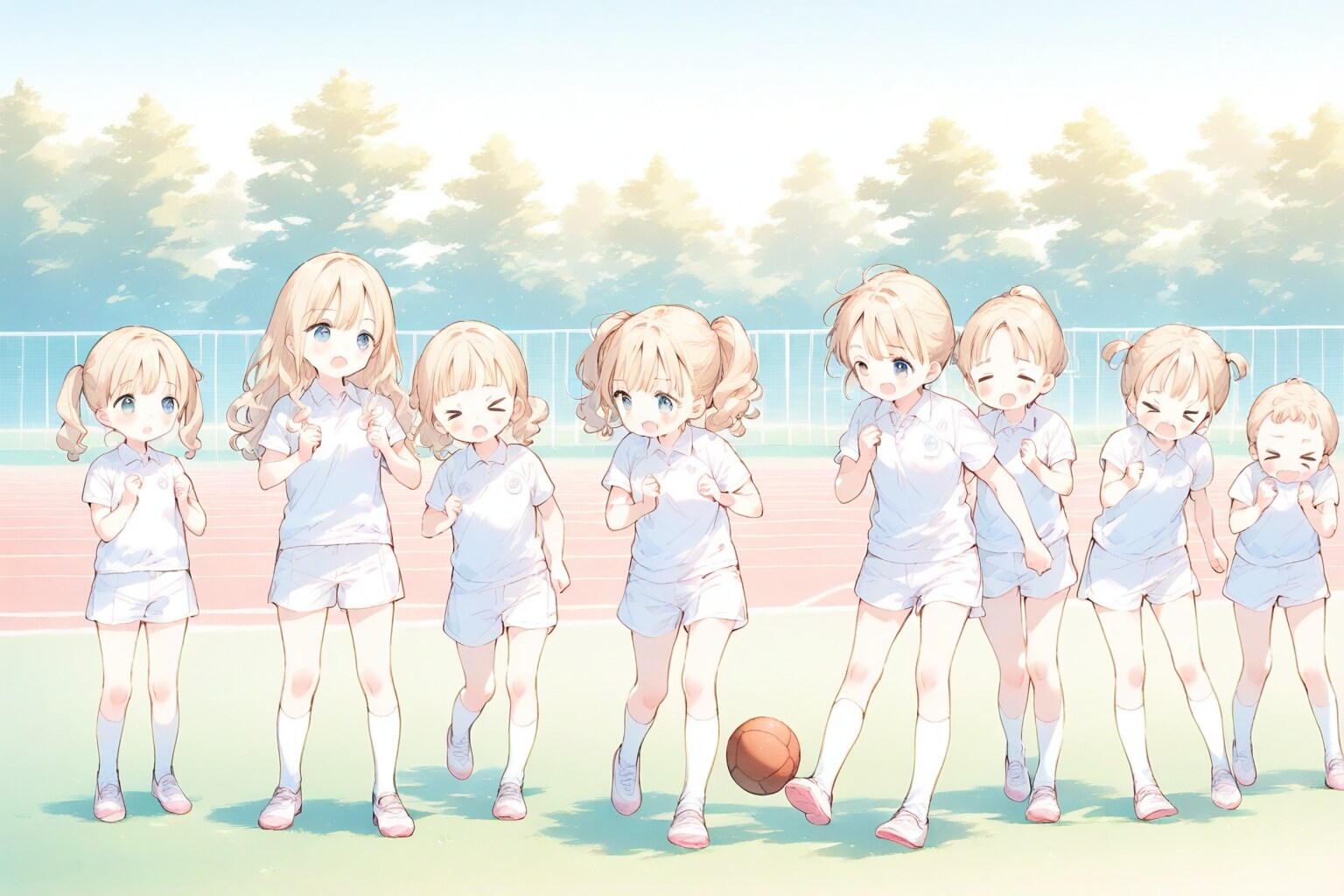 WAVEサッカー部部員 | の人気AIイラスト・グラビア