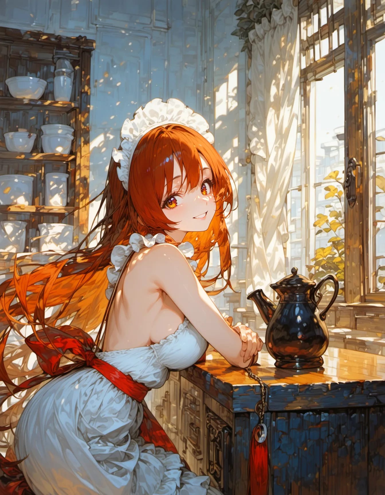 Morning Tea Radiance | の人気AIイラスト・グラビア