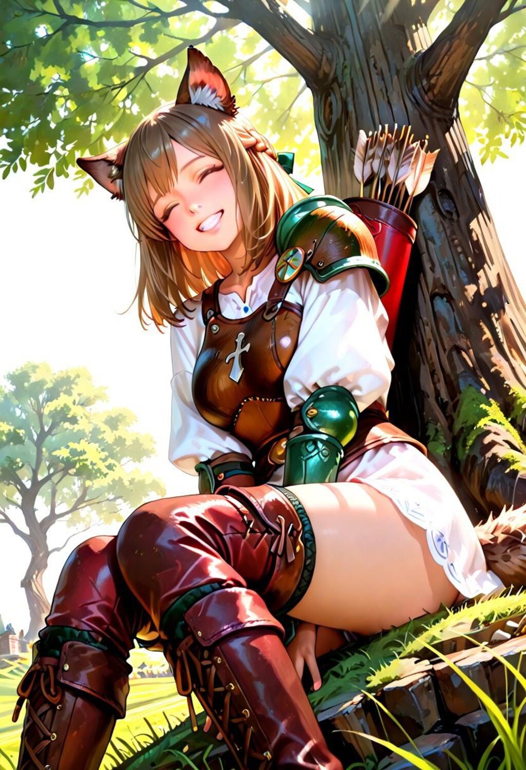 木漏れ日の休息