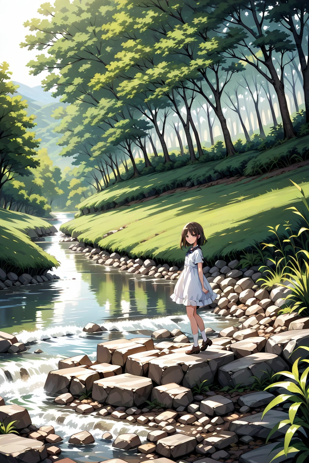 川遊び
