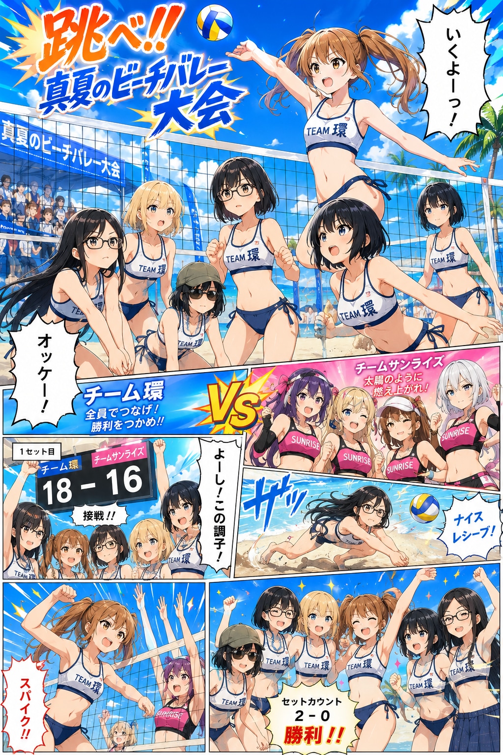 うちの子ビーチバレー大会