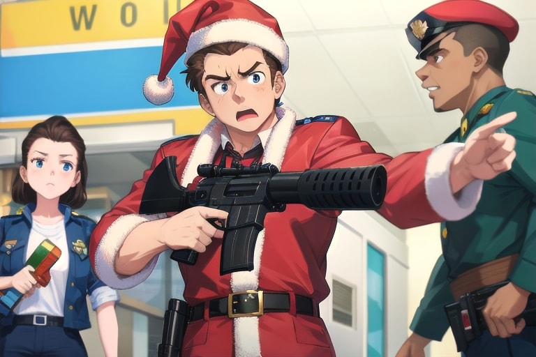 いろいろとひどい　サンタにくにへ　かえるんだな(ちちぷい版) | の人気AIイラスト・グラビア