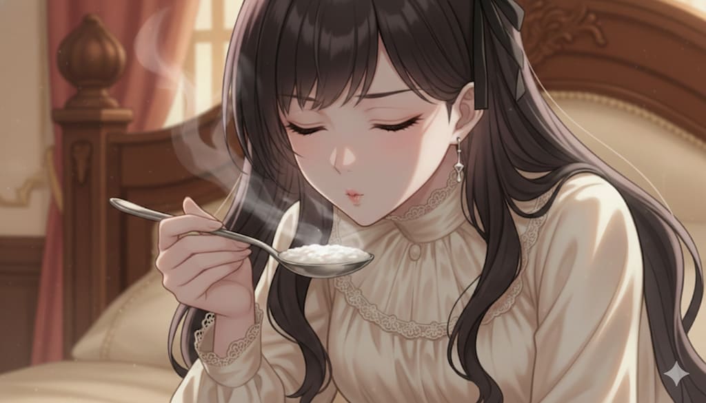 おかゆ、ふーふー