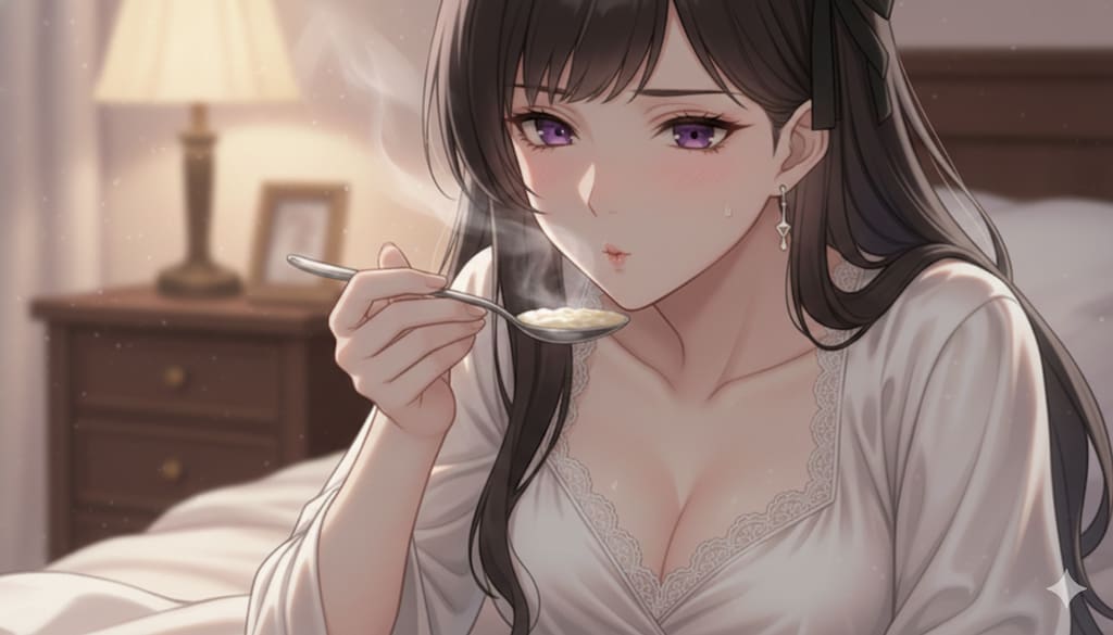 おかゆ、ふーふー