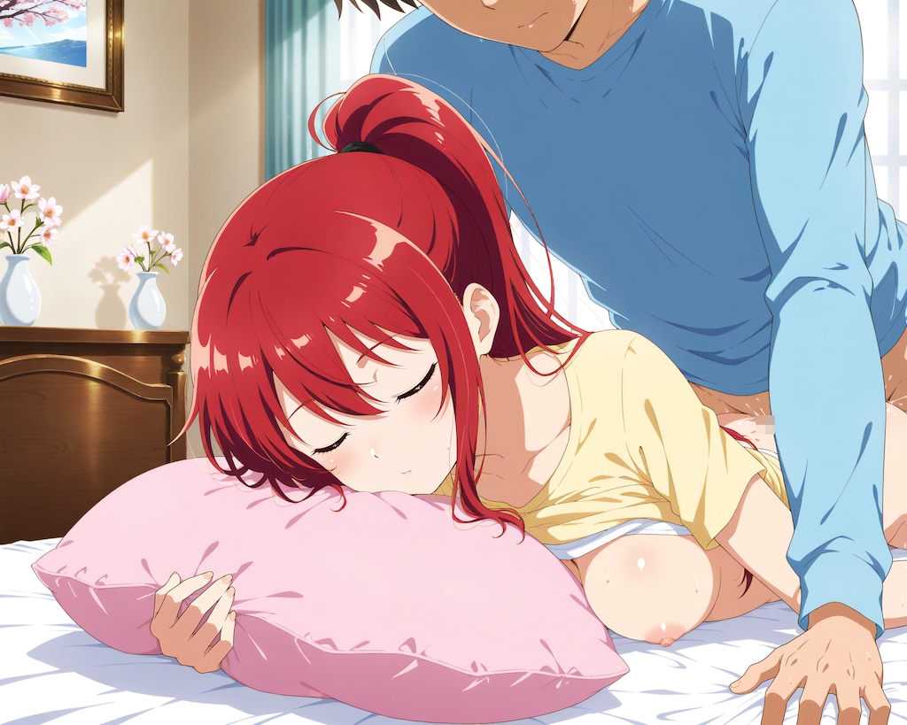 寝たまま全然起きない春