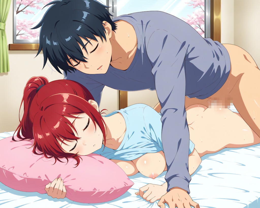 寝たまま全然起きない春