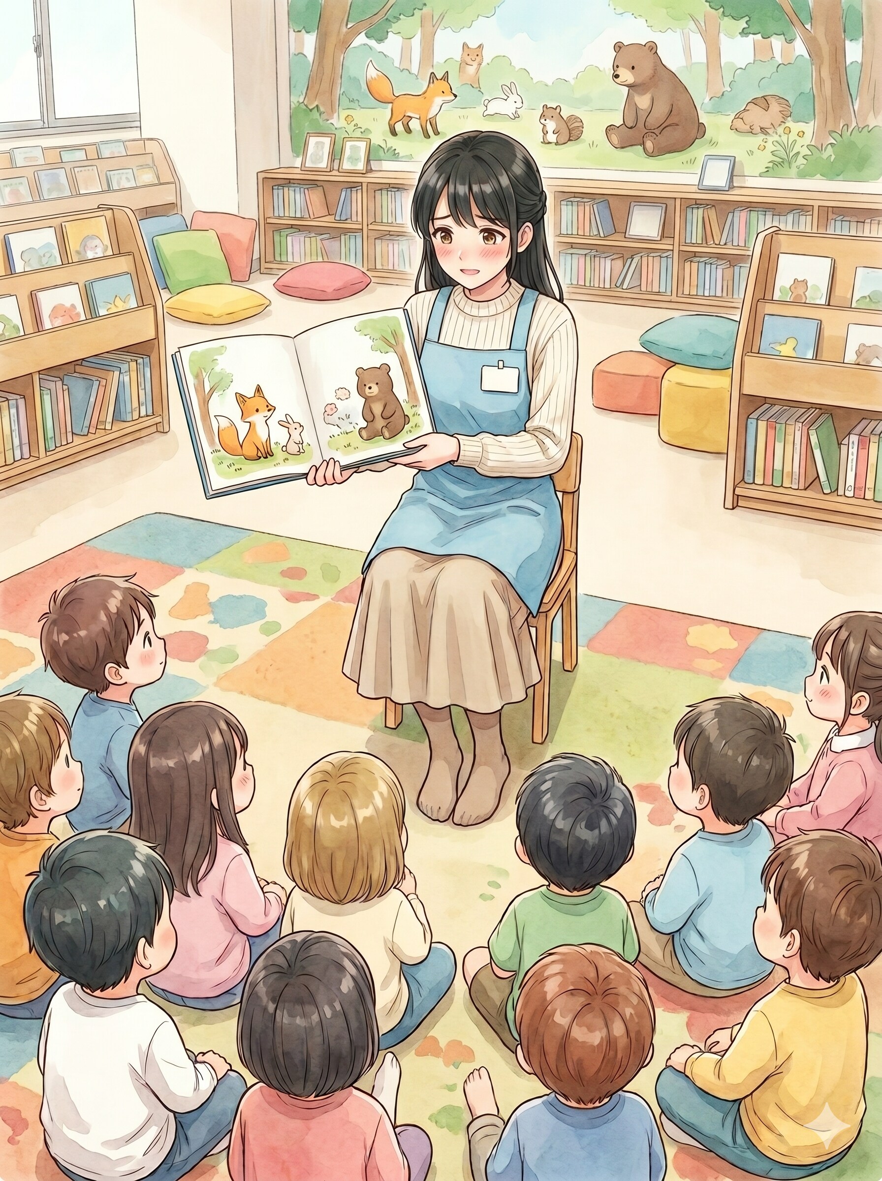 本屋の女性