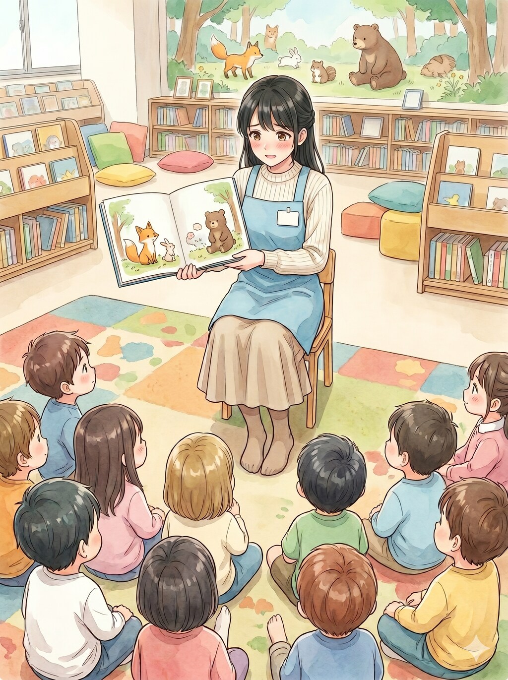 本屋の女性