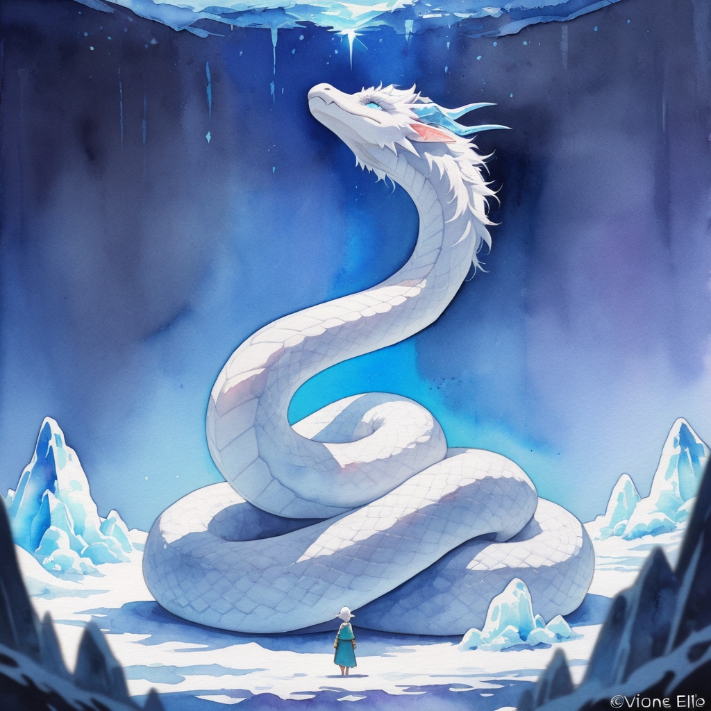 ホワイトドラゴンとの邂逅 | の人気AIイラスト・グラビア