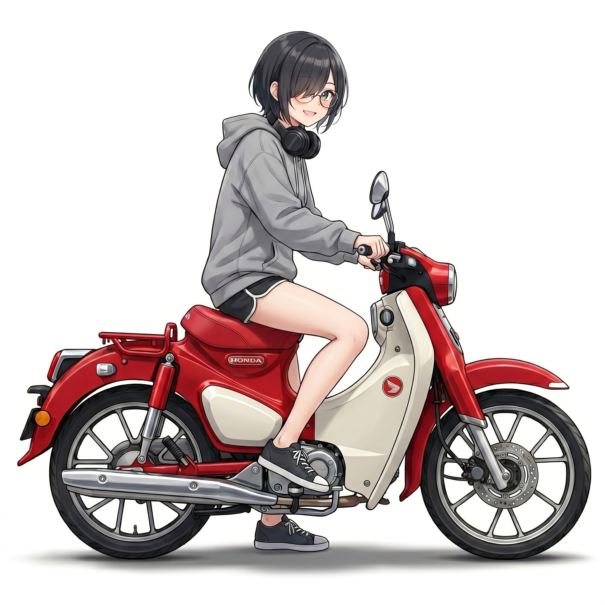 メカクレさんにも(リテイク) | の人気AIイラスト・グラビア