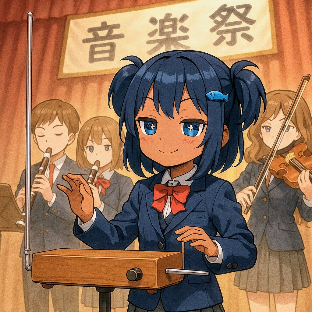 テルミンを弾くこなつちゃん