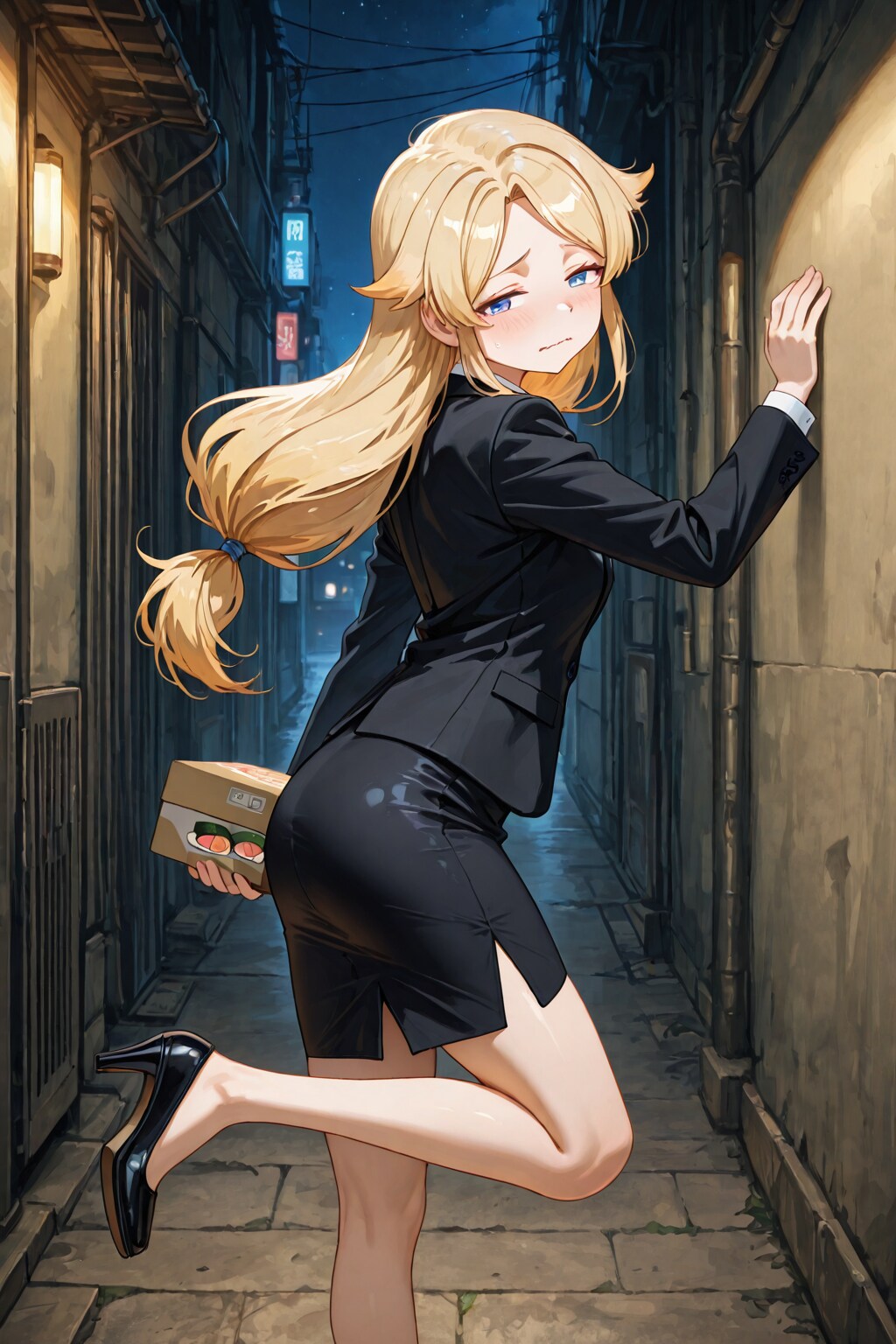 酔っ払いOLの家路