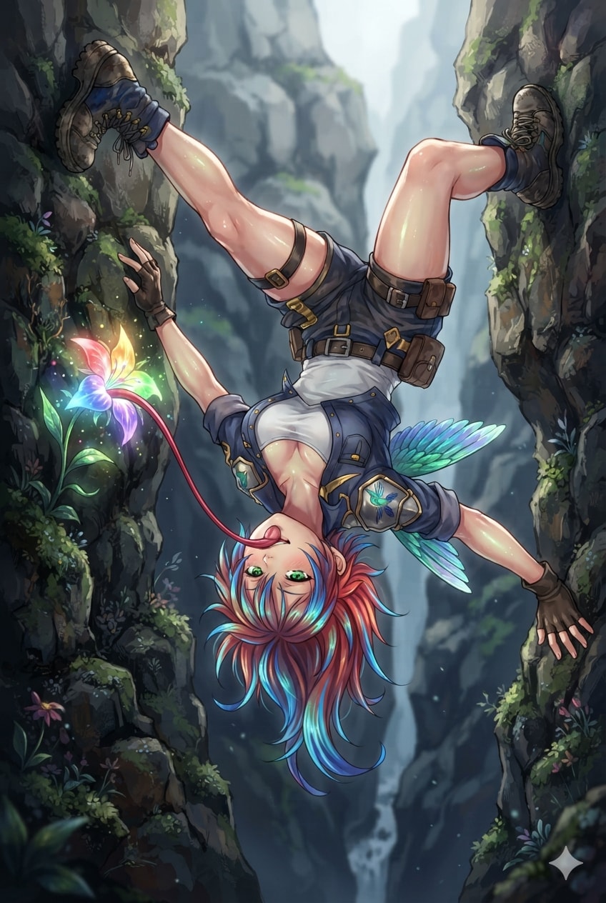 ハチドリ擬人化(ダークサイド)