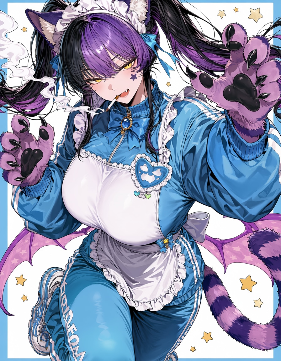 チェシャ猫メイドは気まぐれ | の人気AIイラスト・グラビア