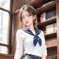 図書委員の彼女 2枚目