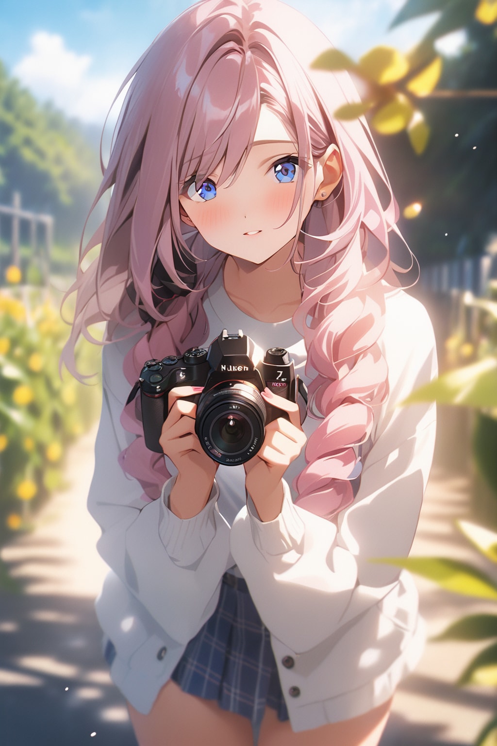 2人だけで撮影会 | の人気AIイラスト・グラビア