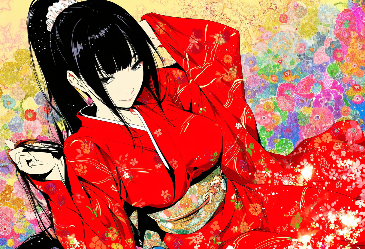 紅い衣 | の人気AIイラスト・グラビア