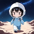 月面を歩く 3枚目