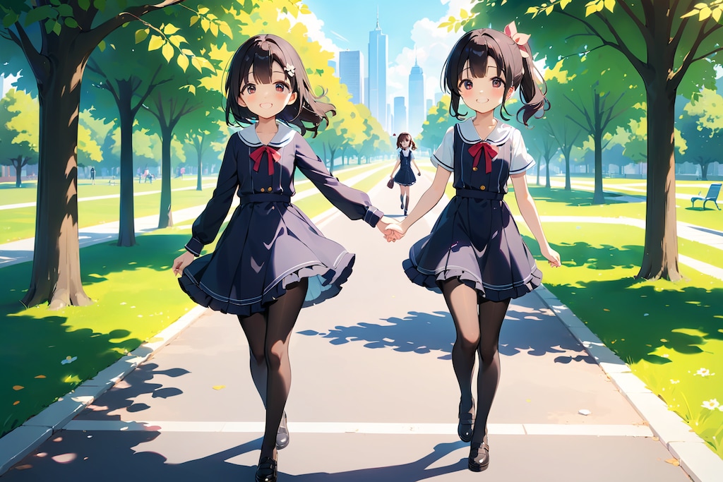 お昼休みの散歩