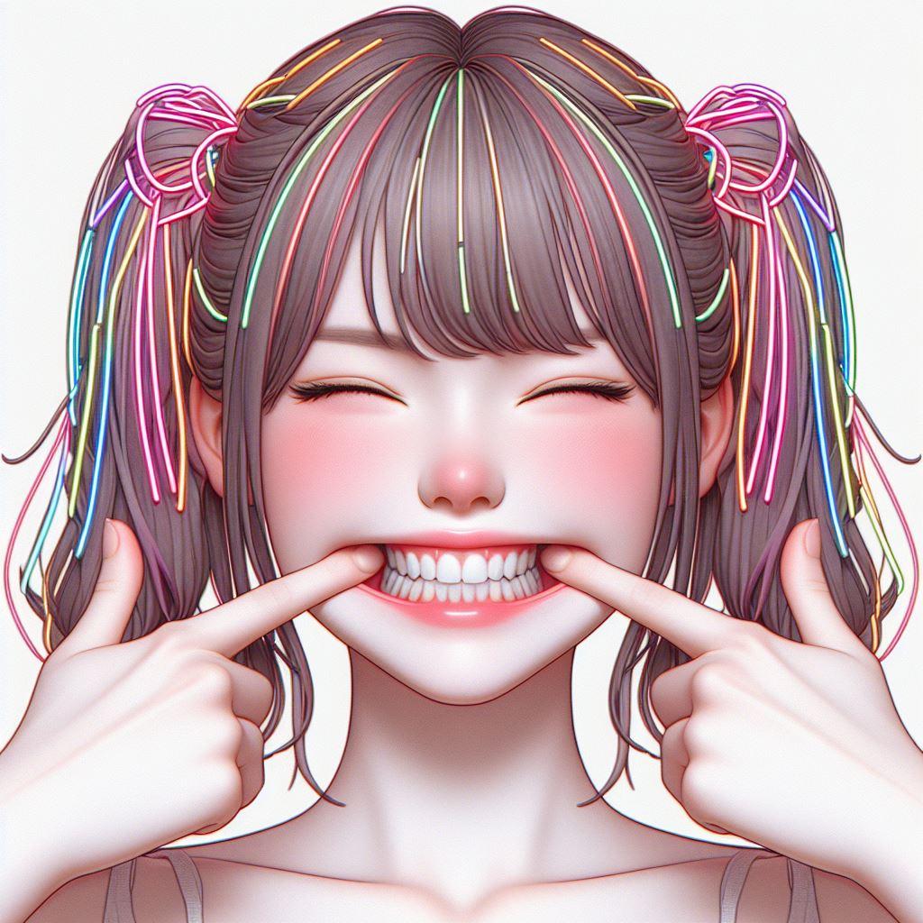 「い～っ」チャレンジ！？