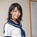 上下と後ろと普段の笑顔 3枚目