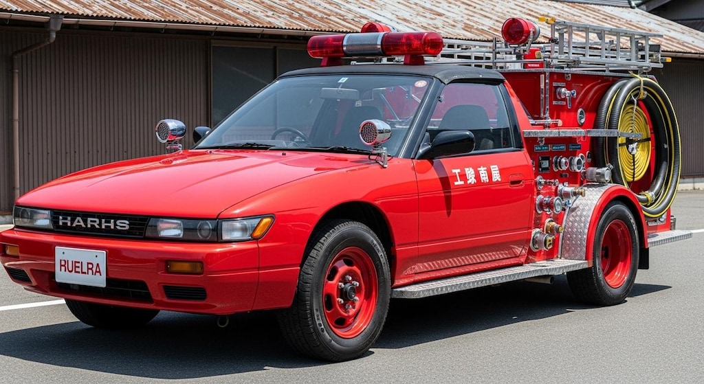 S13シルビア消防車