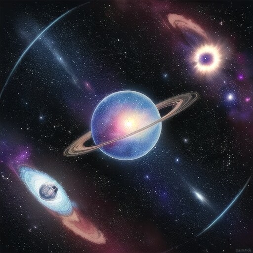 遥か彼方の宇宙空間 | の人気AIイラスト・グラビア