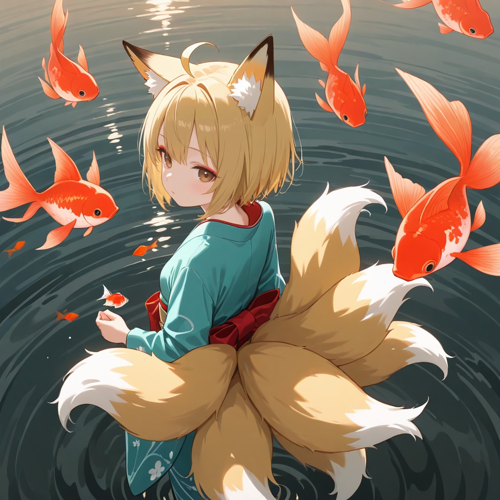 3/3　金魚の日 | の人気AIイラスト・グラビア