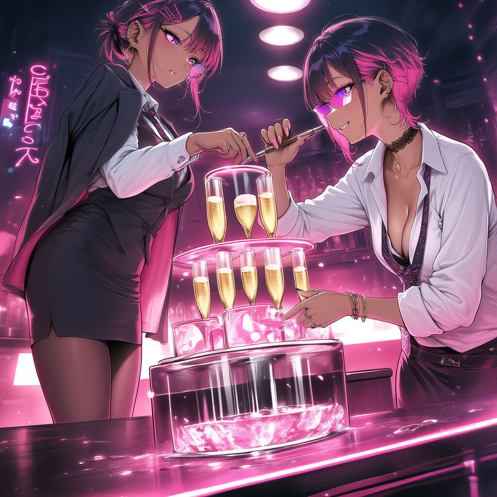 シャンパンタワー