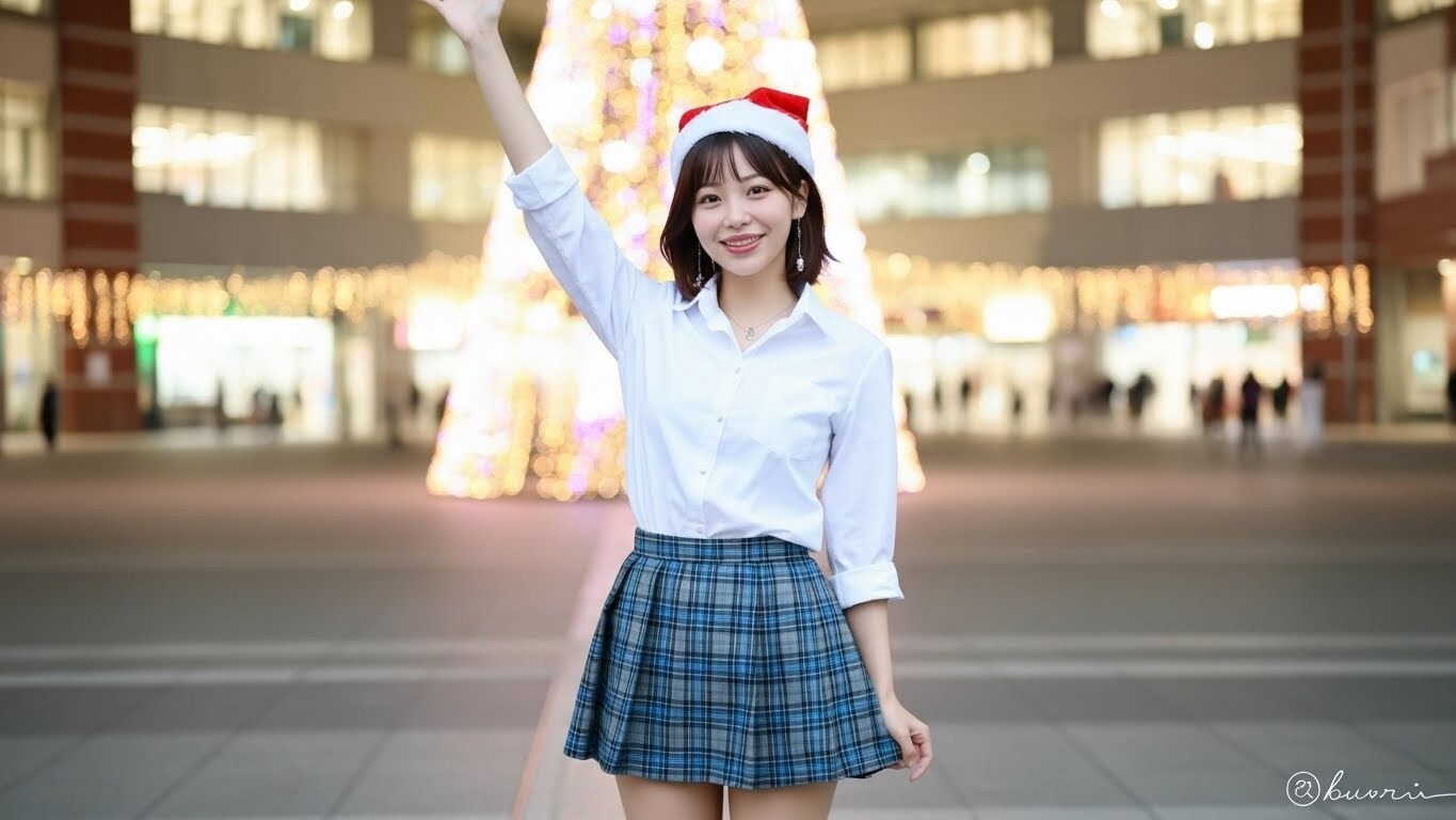 青チェでメリークリスマス
