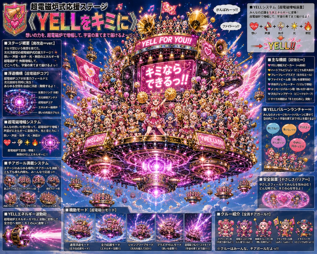 超電磁炉式応援ステージ《YELLをキミに》
