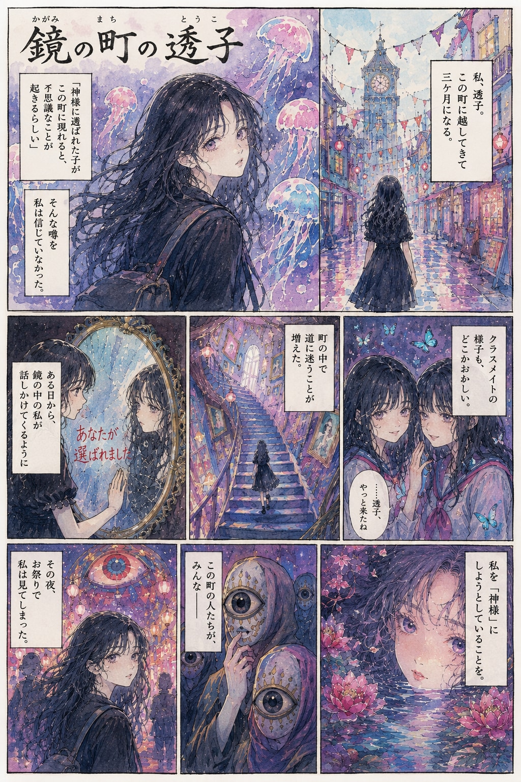 鏡の町の透子