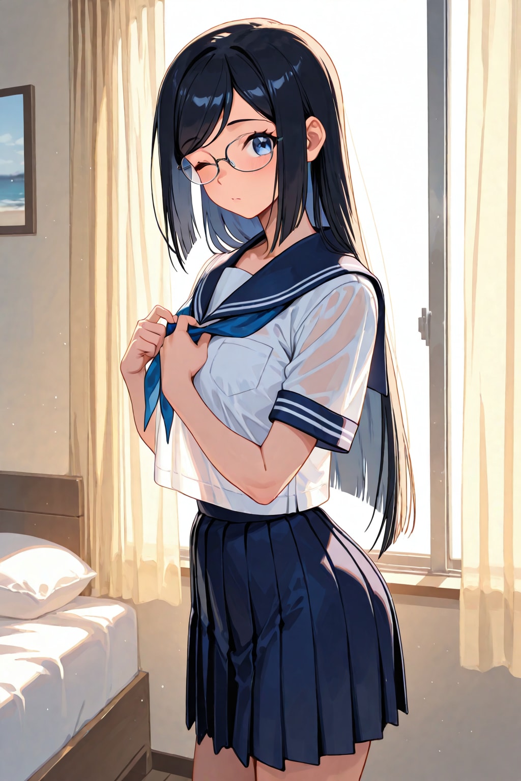 入学式の朝（月子） | の人気AIイラスト・グラビア