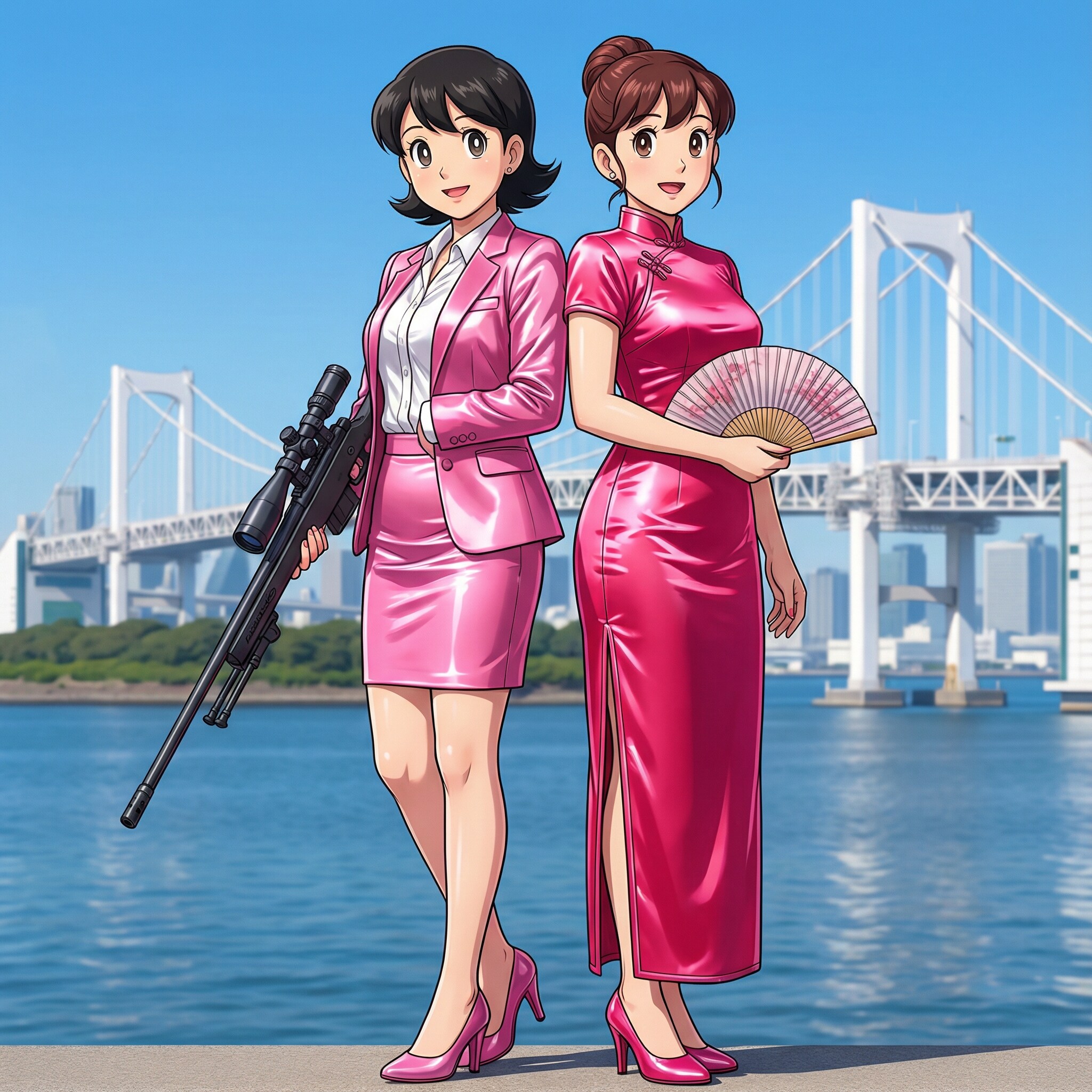 のびママ(玉子)＆しずかちゃんのママ　EXコスチューム