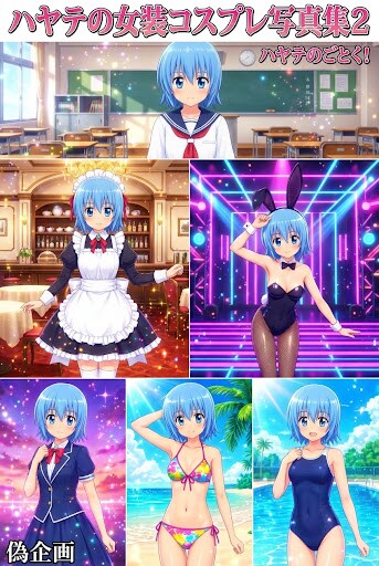 偽企画　ハヤテの女装コスプレ写真集2